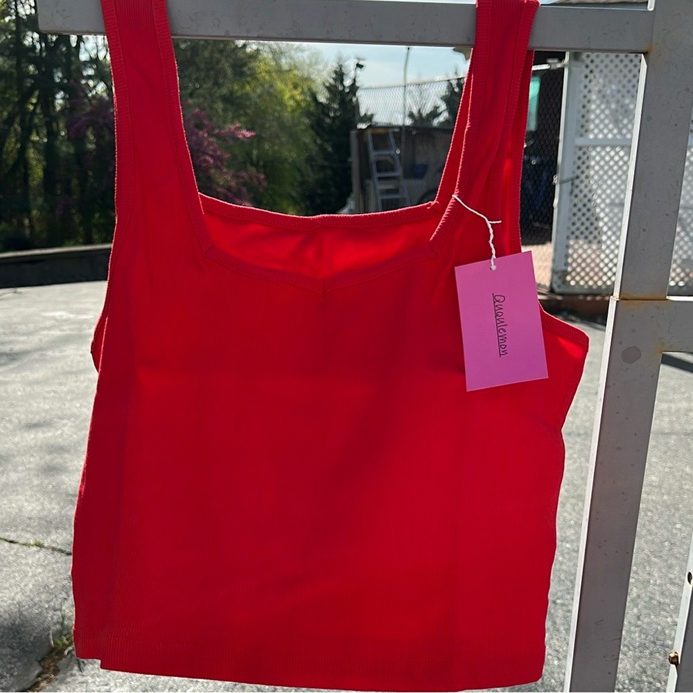 Zara Red Tank Top